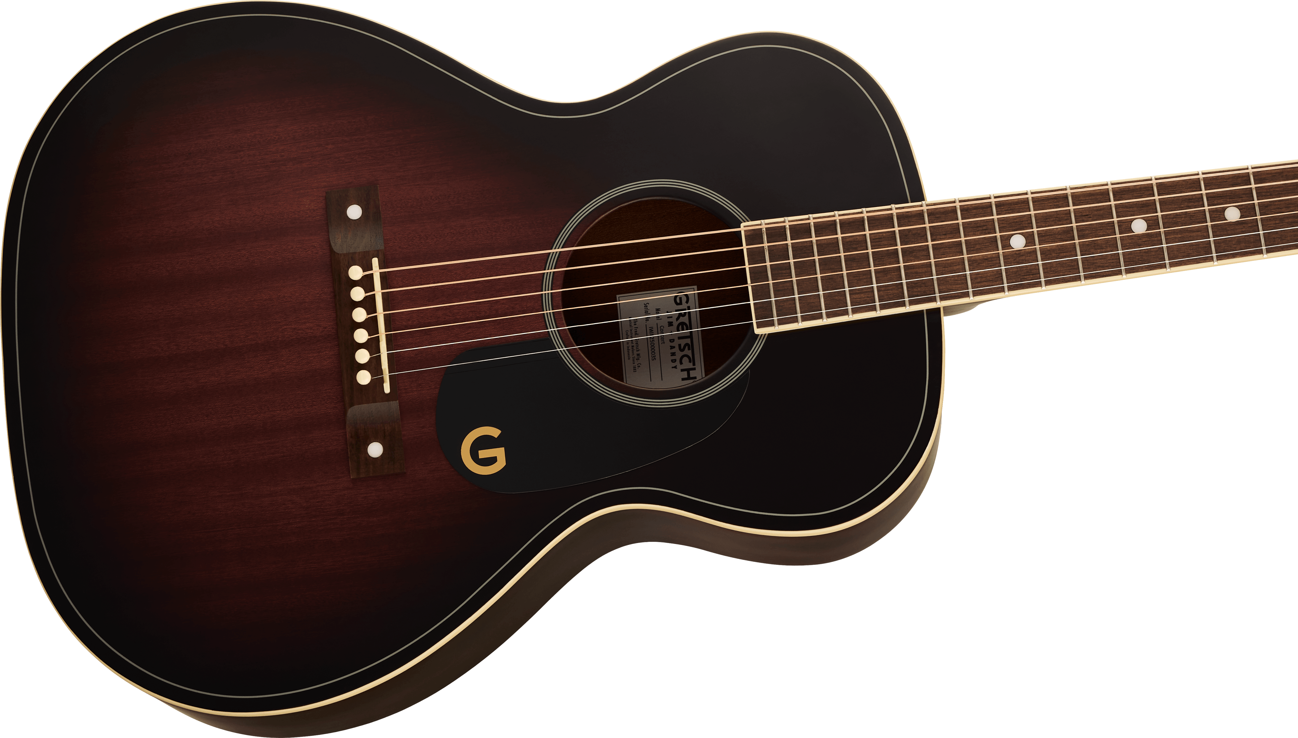Jim Dandy Concert Deep Cherry  Burst
