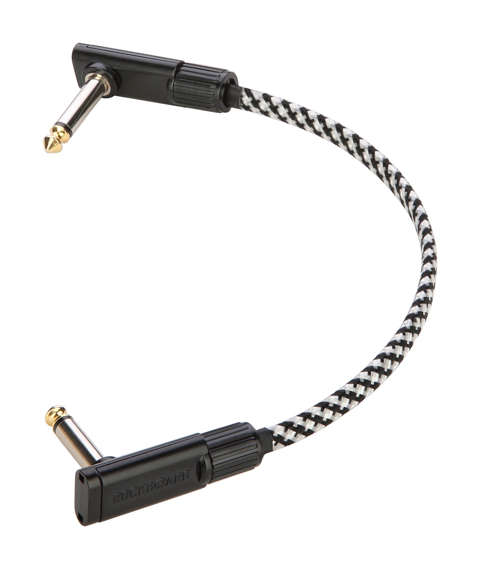 Salt&Pepper Tweed Series Flat Patch Cable - 20 cm