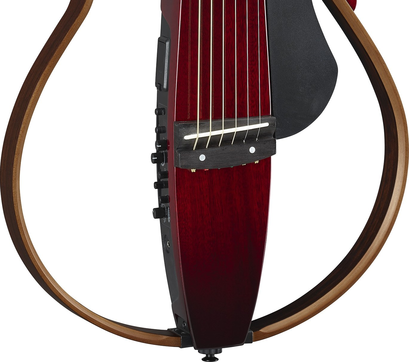 SLG200S Crimson Red Burst Silent Guitar