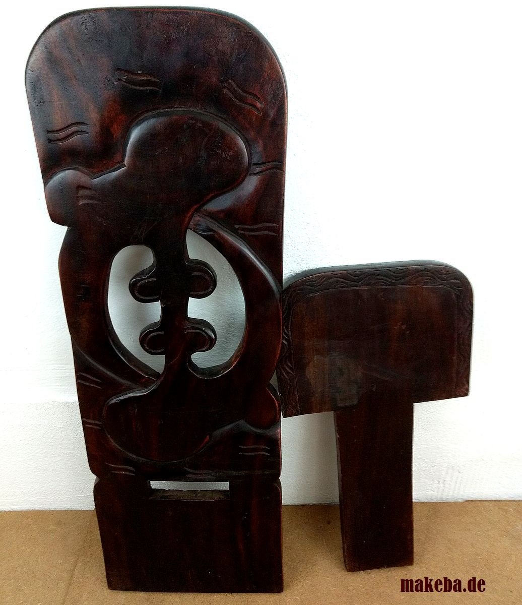 Afrikanischer Steckstuhl aus Ghana, klein 