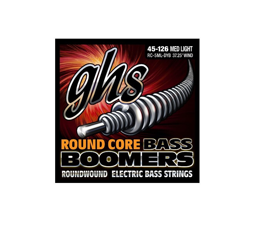 Round Core Bass Boomers 5 Medium Light 045/126