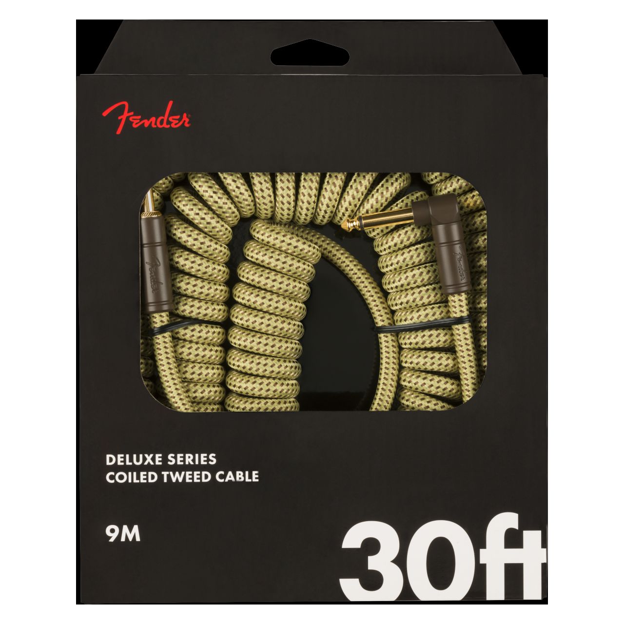 Deluxe Coil Cable, 30', Tweed 