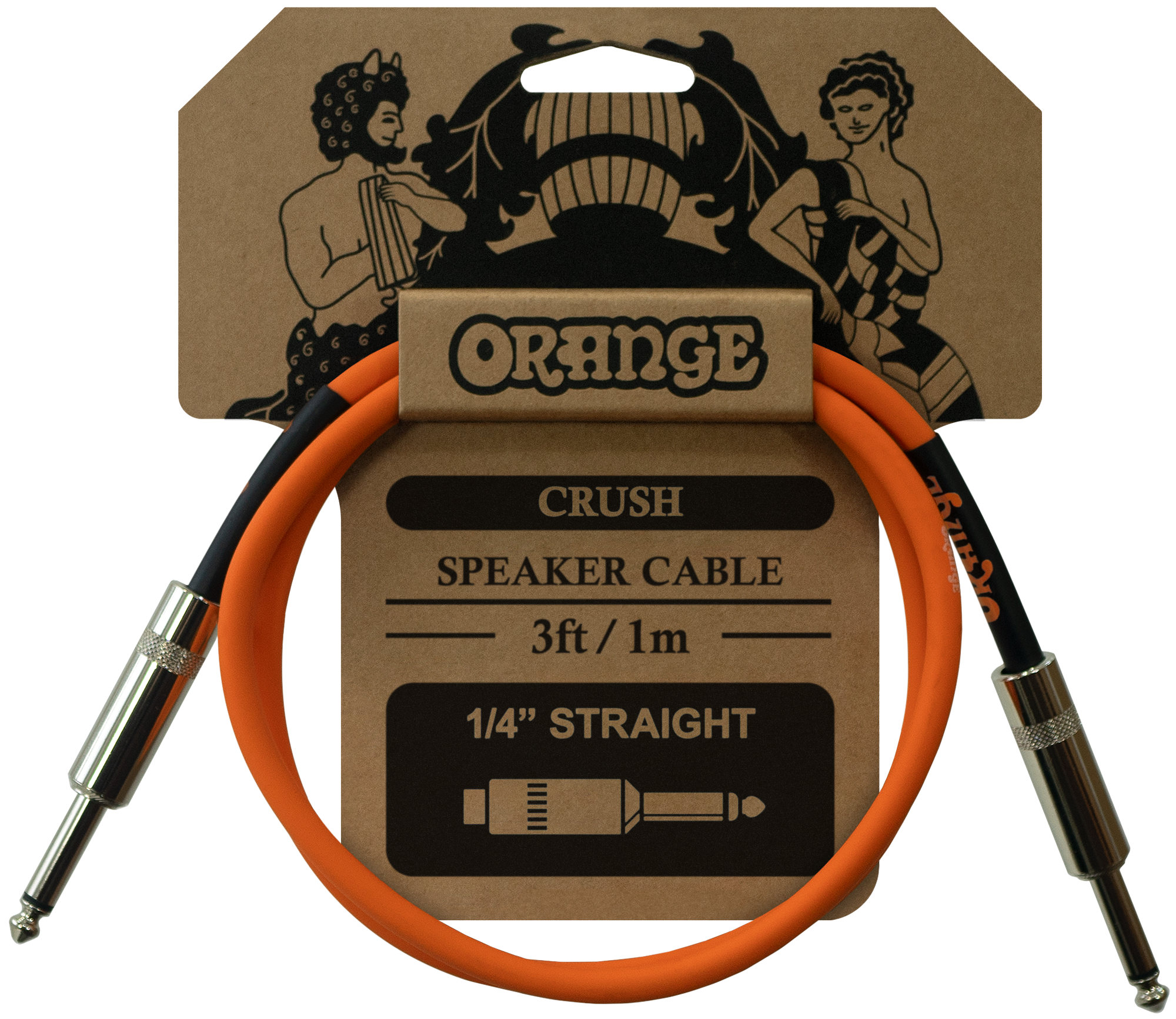 Crush CA040 Lautsprecherkabel 1m