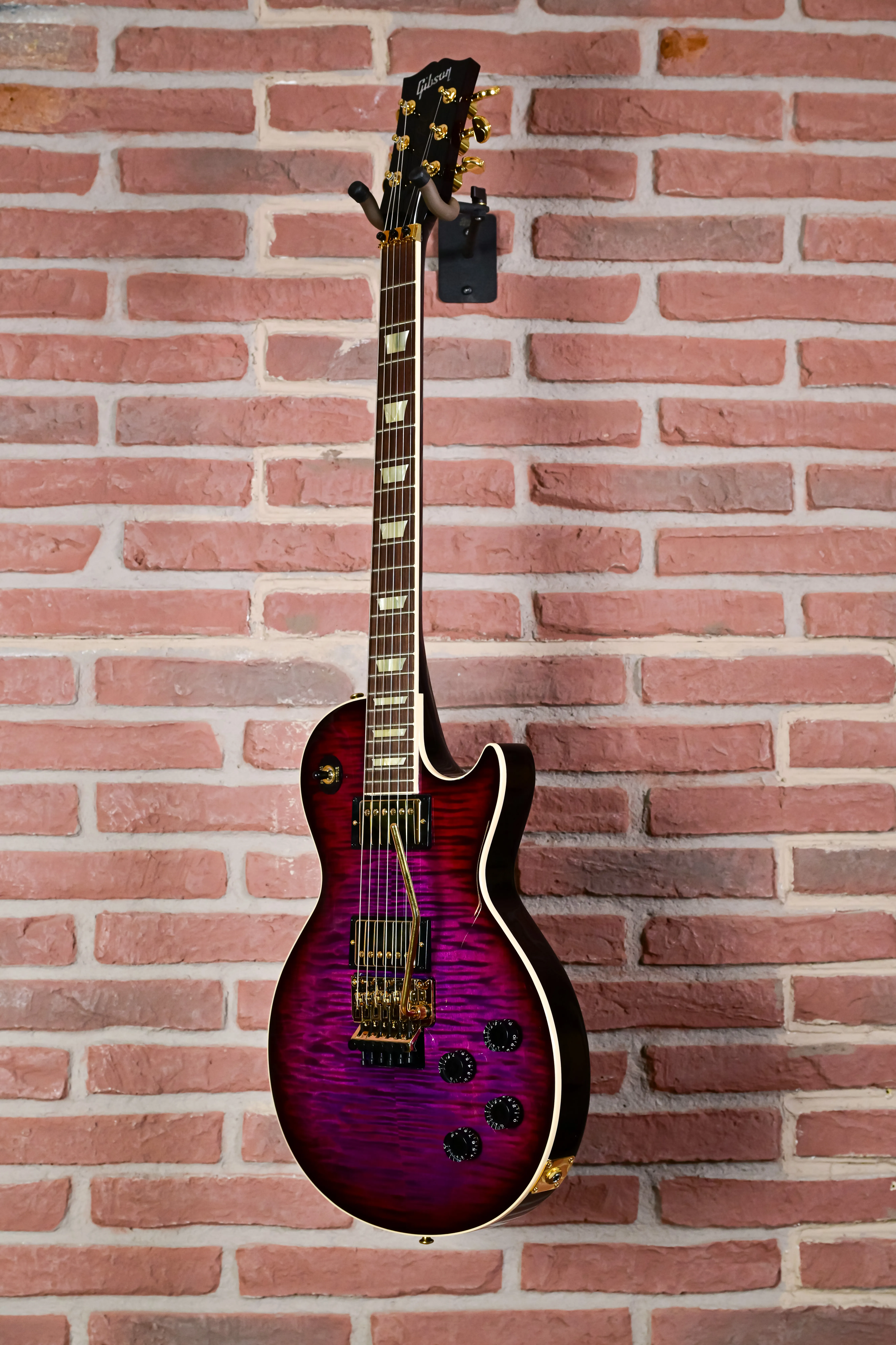 Les Paul Axcess Standard Tri Berry Burst Floyd Rose Gold Hardware Custom Shop