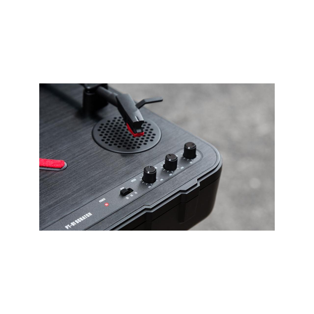 PT01 Scratch - Mobiler Plattenspieler mit Scratch-Funktion