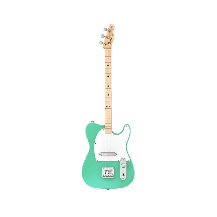 X Fender Telecaster schwarz 3-saitige Kindergitarre 