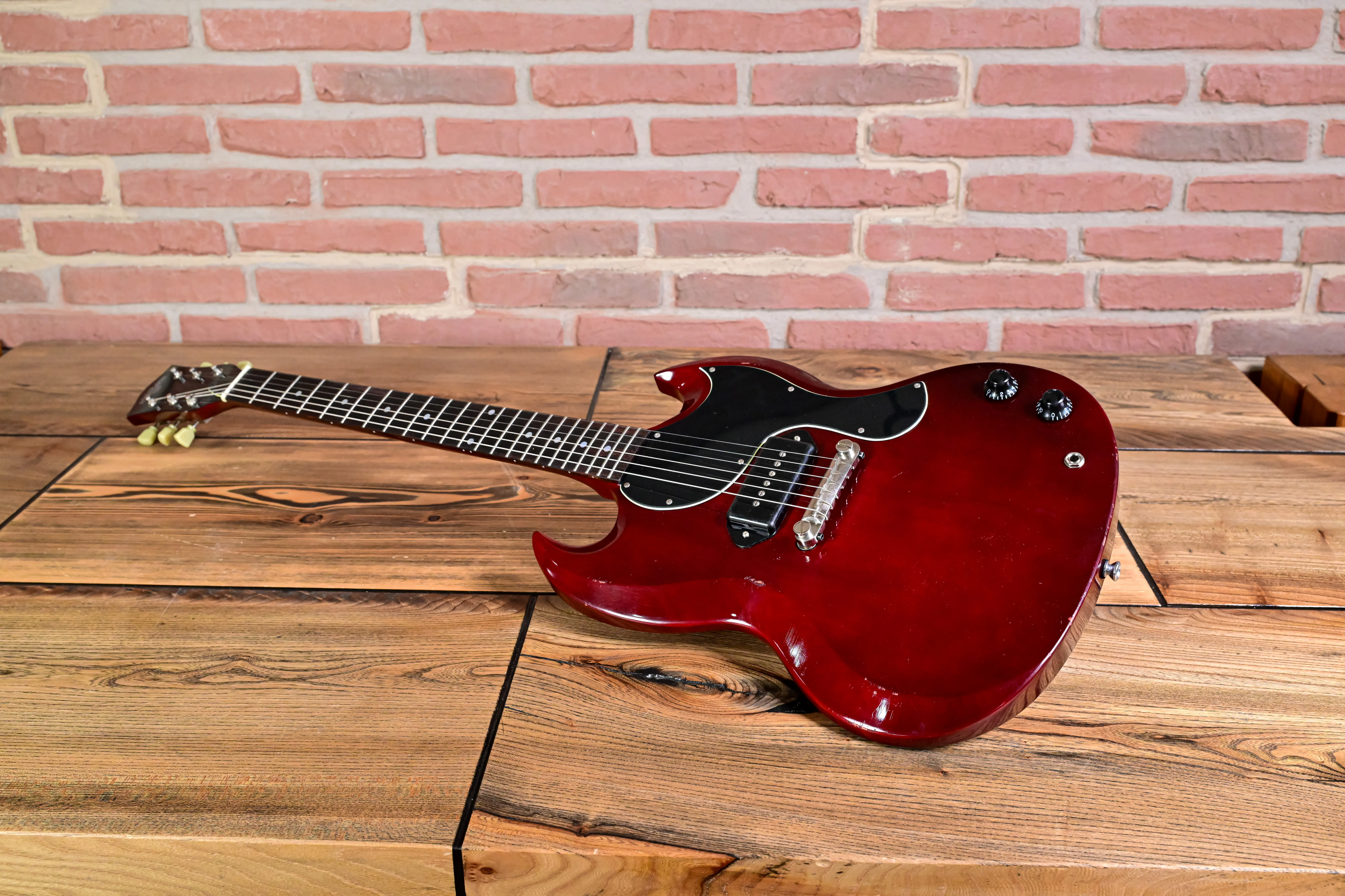 Albatroz 65 Dark Wine Red Aged E-Gitarre