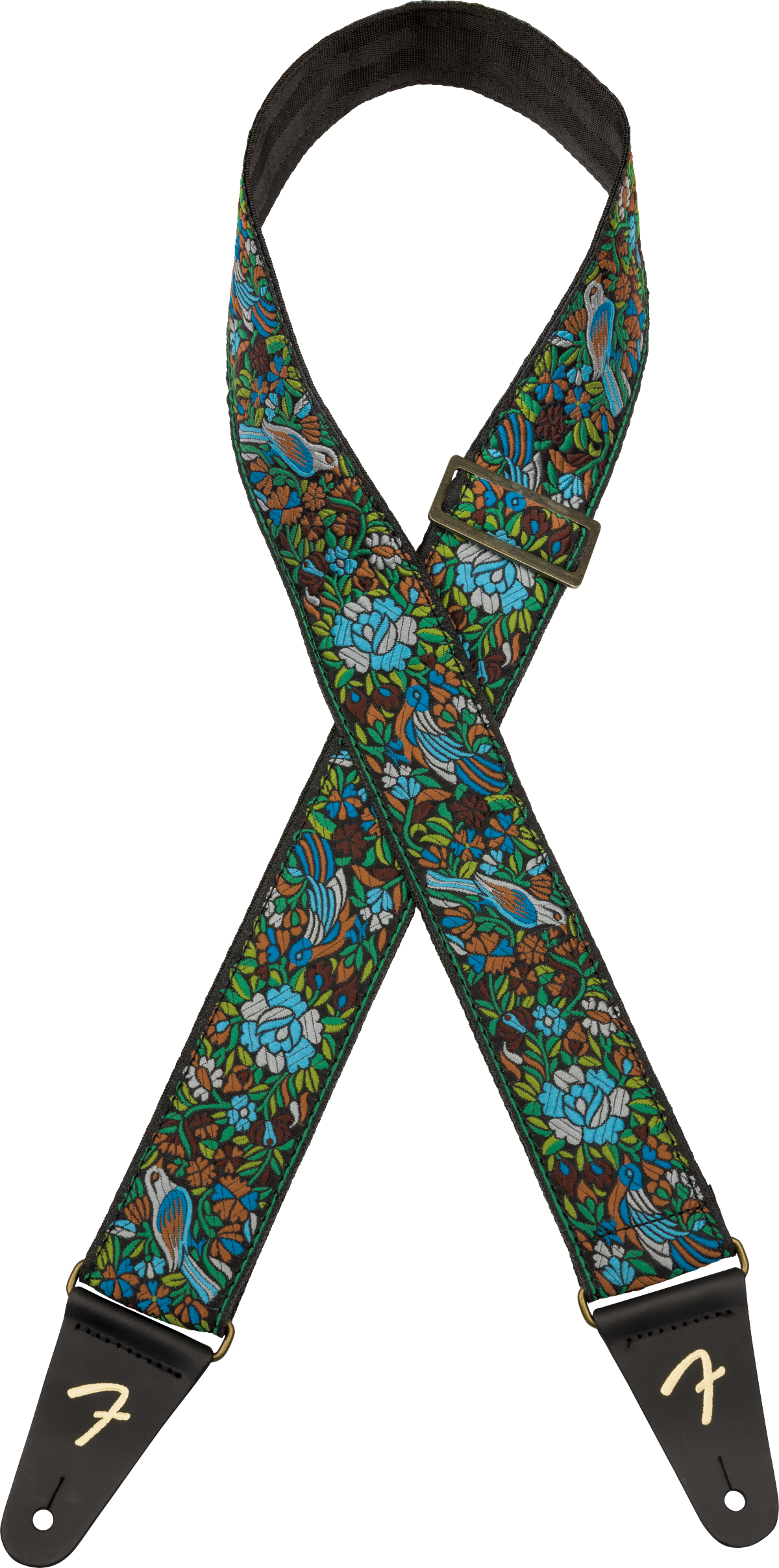Mosaic Jacquard Strap  Green