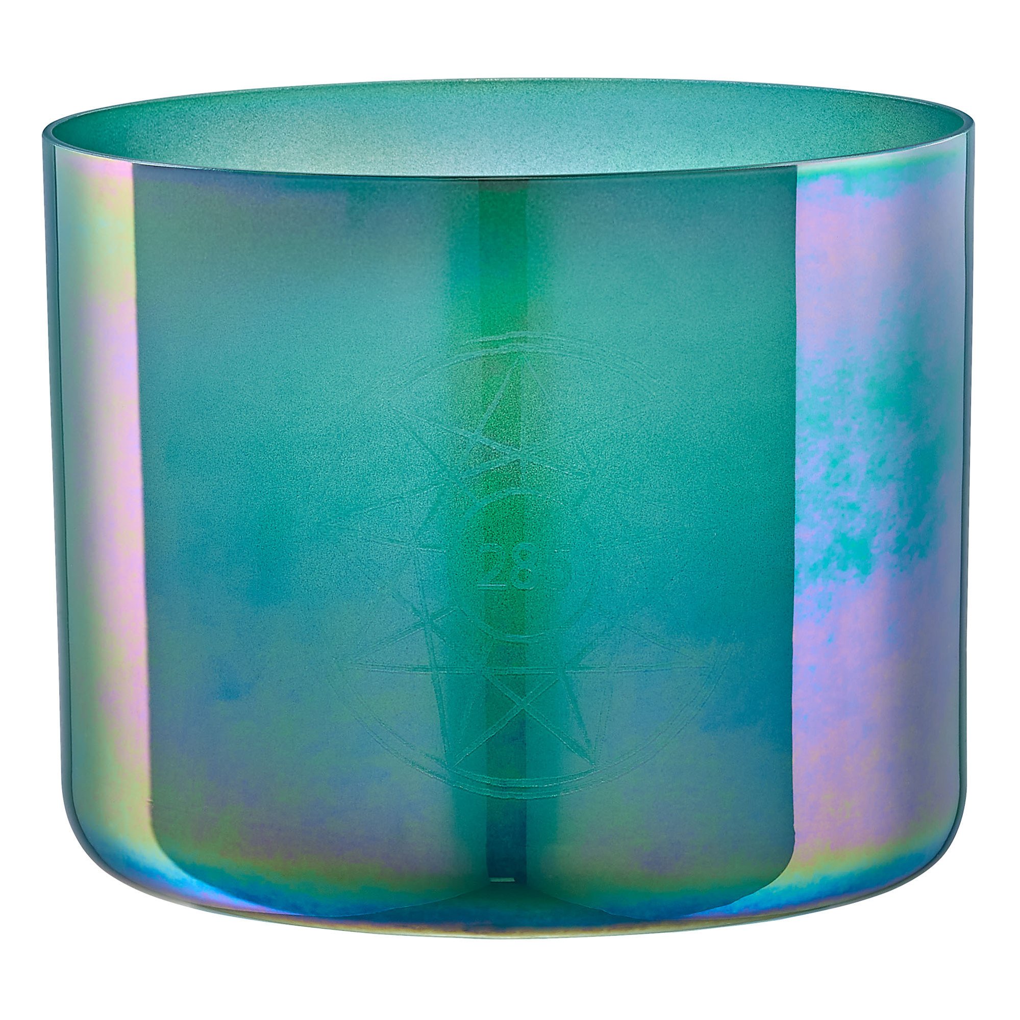6,75" Essence Solfeggio Crystal Singing Bowl 285 Hz, Türkisgrün