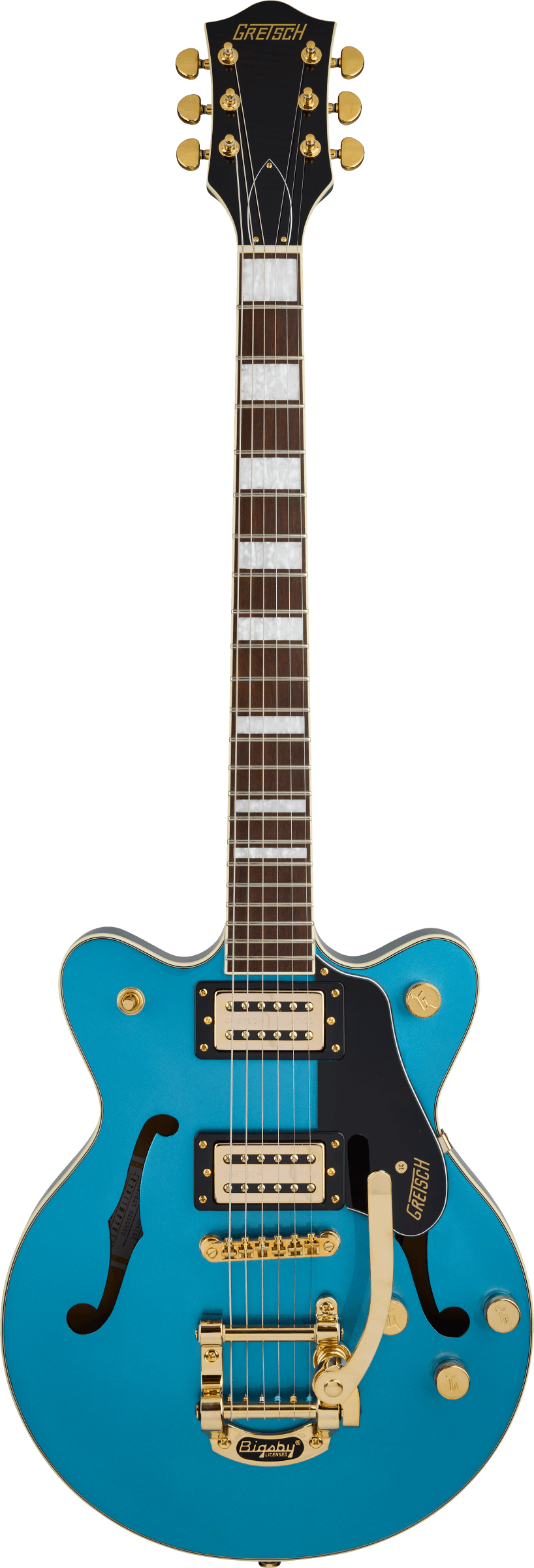 G2655TG Streamliner Center Block Jr. Double-Cut LTD  Riviera Blue