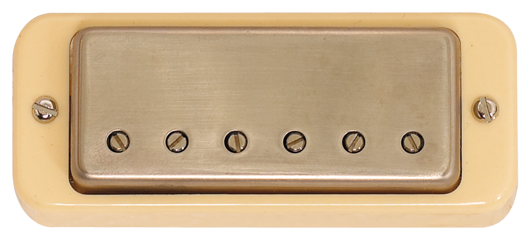 Antiquity II - Mini Neck Humbucker, P90 Mounting Ring - Nickel Cover