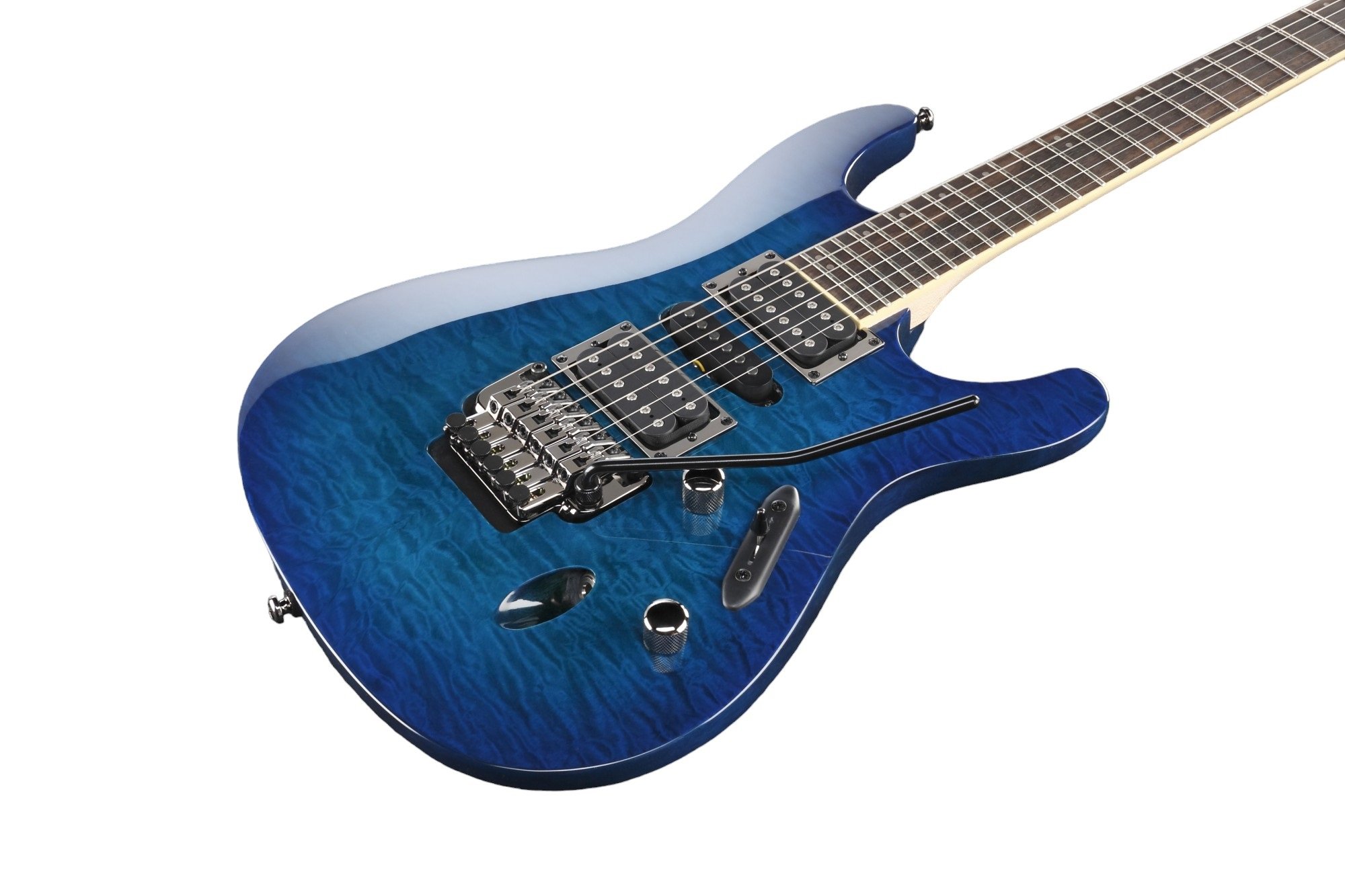 S670QM-SPB E-Gitarre Sapphire Blue Burst