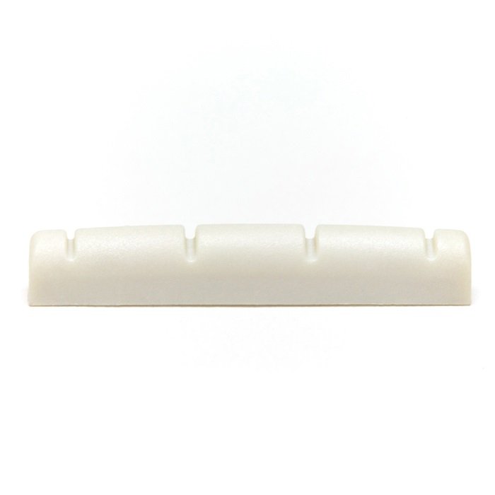 TUSQ PQ-1257-00 - Ukulele Nut, Flat, Bottom, Slotted, 4-String