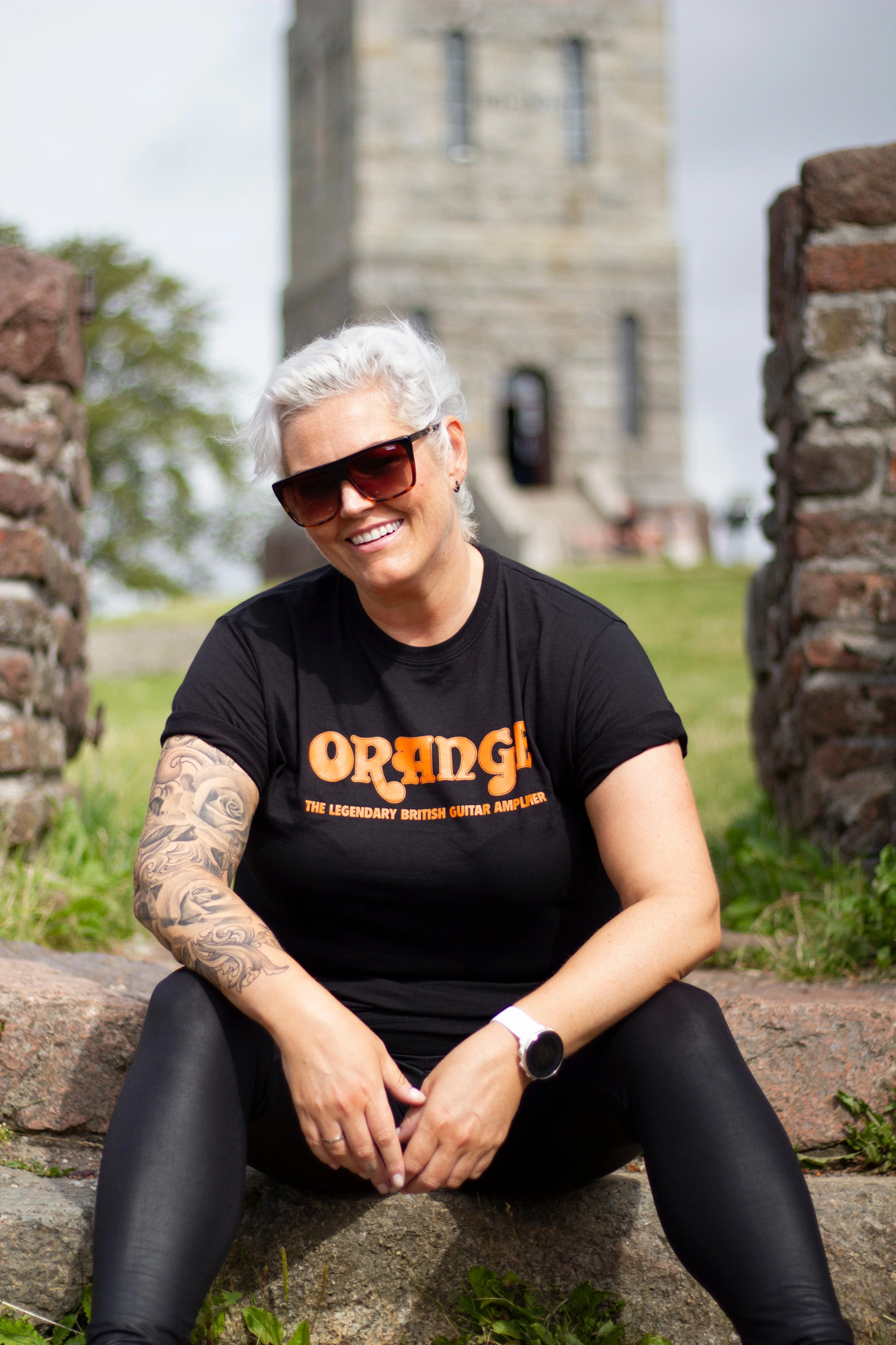 Logo T-shirt Schwarz Medium