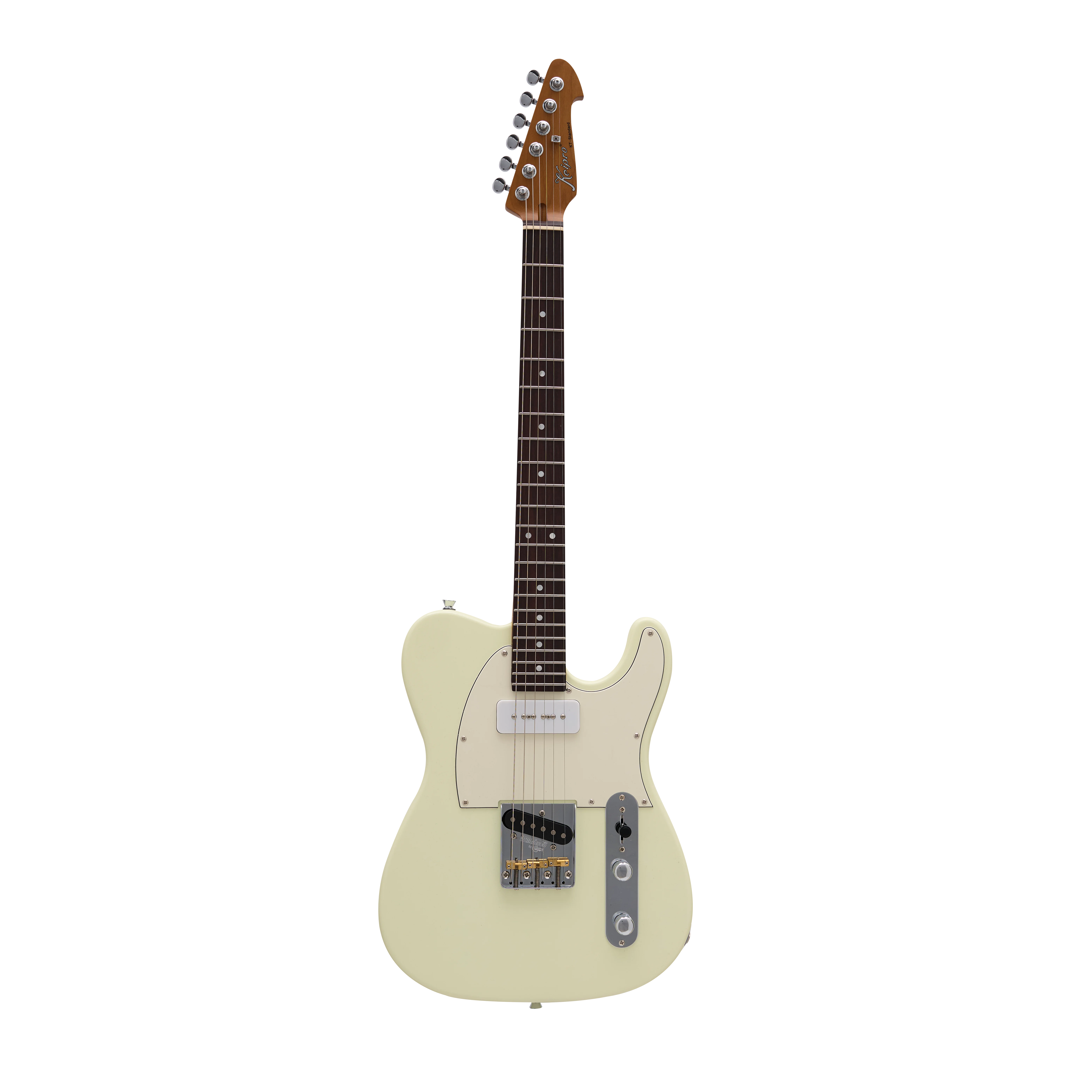 KT-Standard P90 Rosewood Olympic White E-Gitarre
