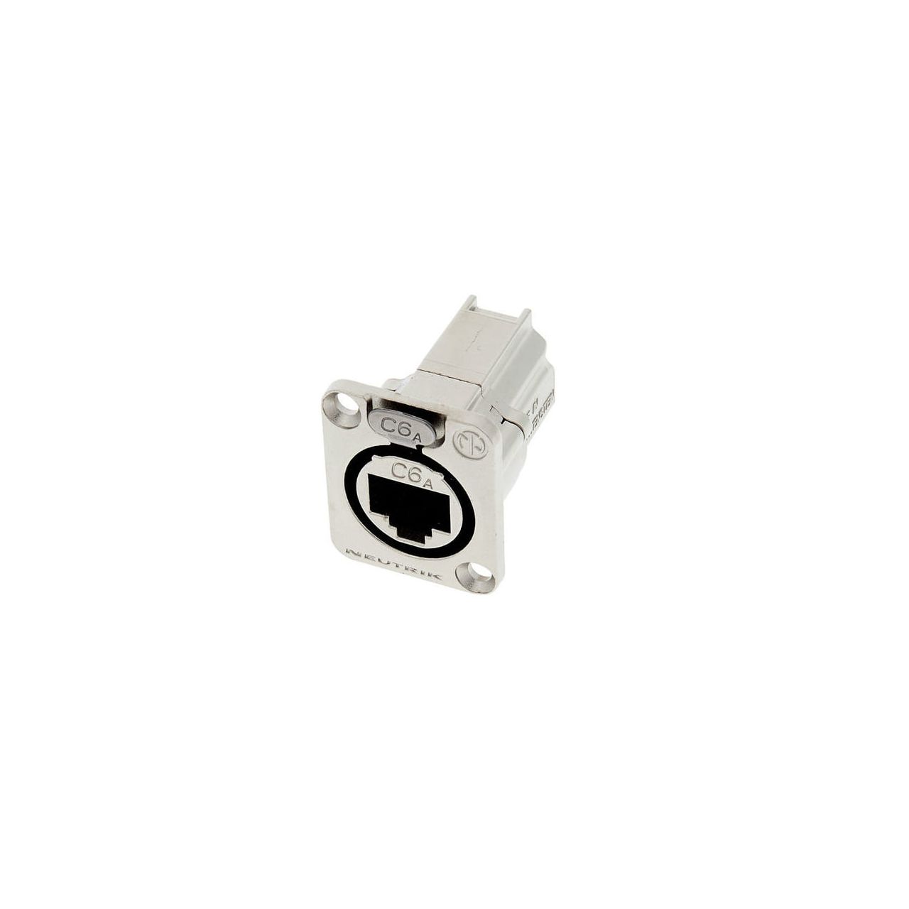 NE8 FDX-P6 - CAT6A Durchgangs-Einbaubuchse