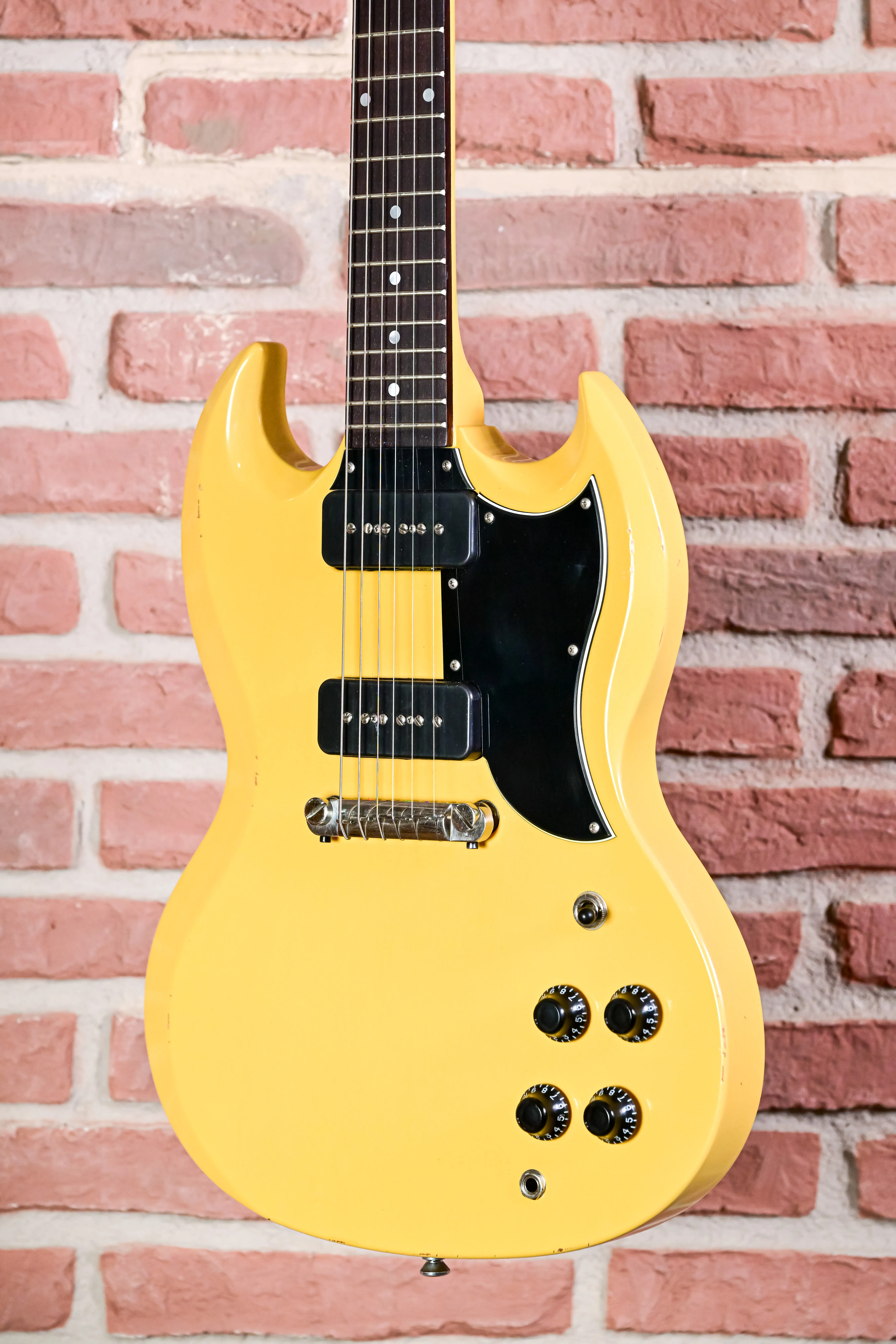 Albatroz 65-2 P90 TV Yellow Aged E-Gitarre