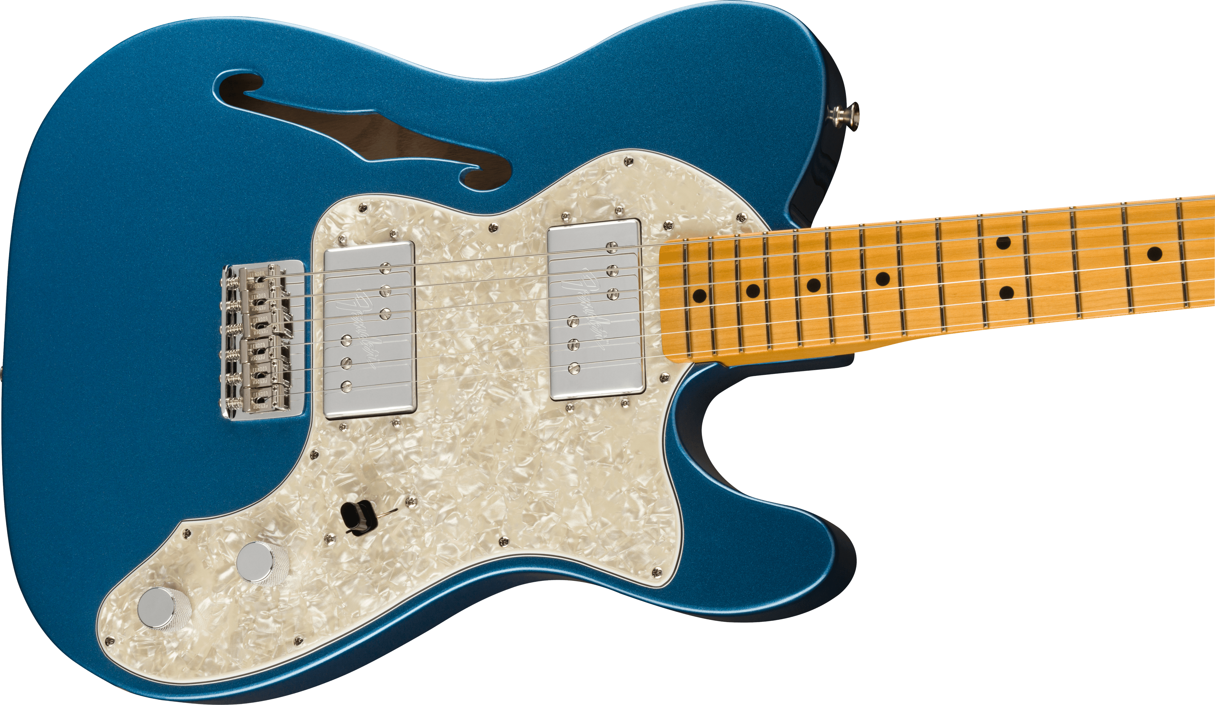 American Vintage II 1972 Telecaster® Thinline, Maple Fingerboard, Lake Placid Blue
