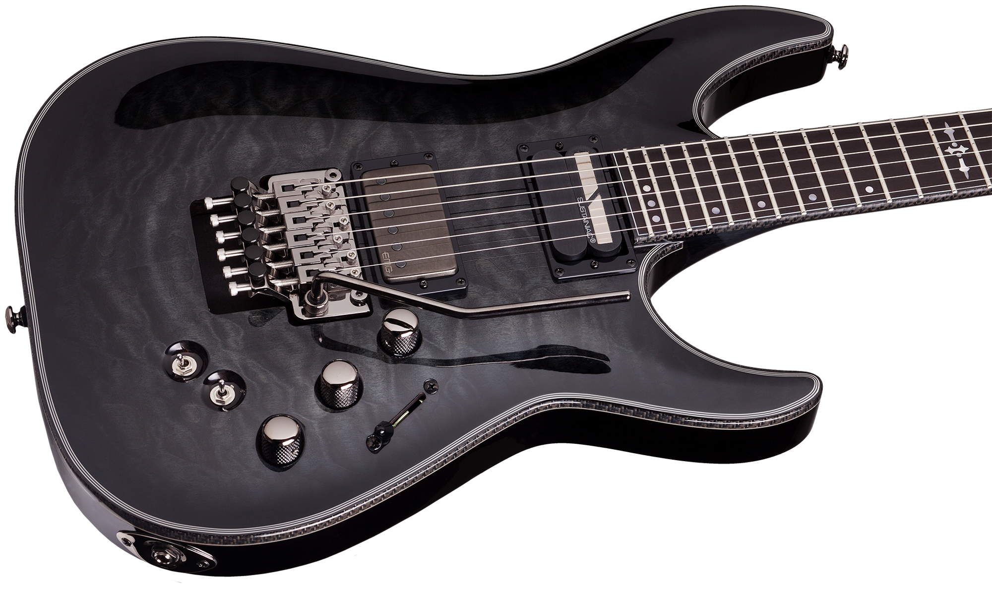 Hellraiser Hybrid C-1 FR S Trans Black Burst E-Gitarre
