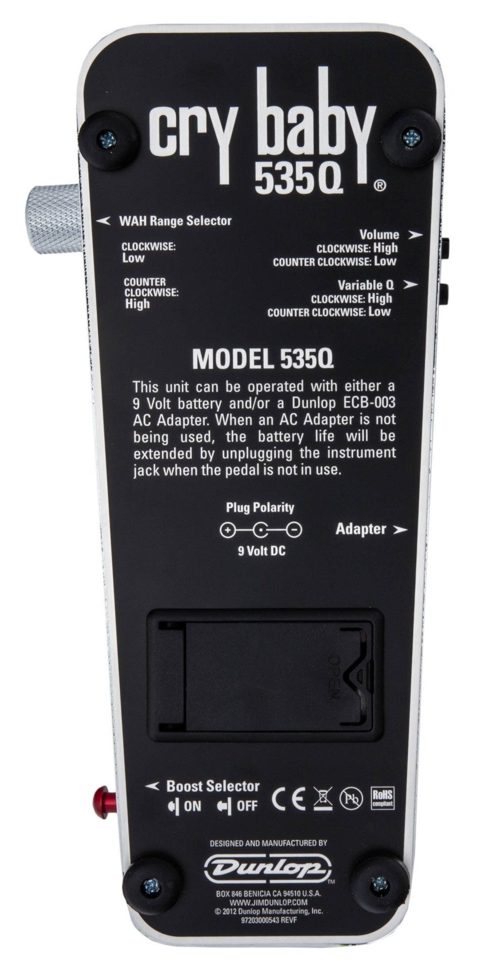 535QC - Cry Baby 535Q Multi-Wah - Chrome Edition