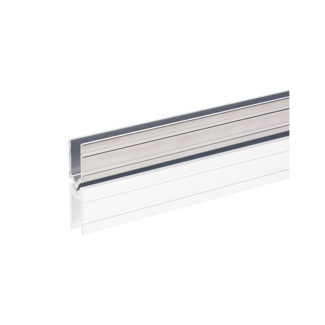 6142 M - Aluminium-Schließprofil male für 7mm Material