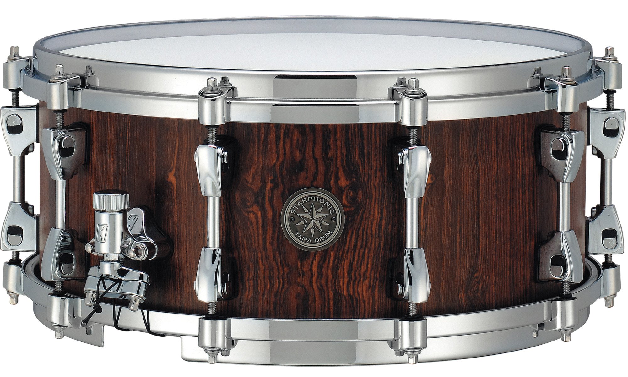 Starphonic Snaredrum - Bubinga - Matte Natural Cordia - 14" x 6"