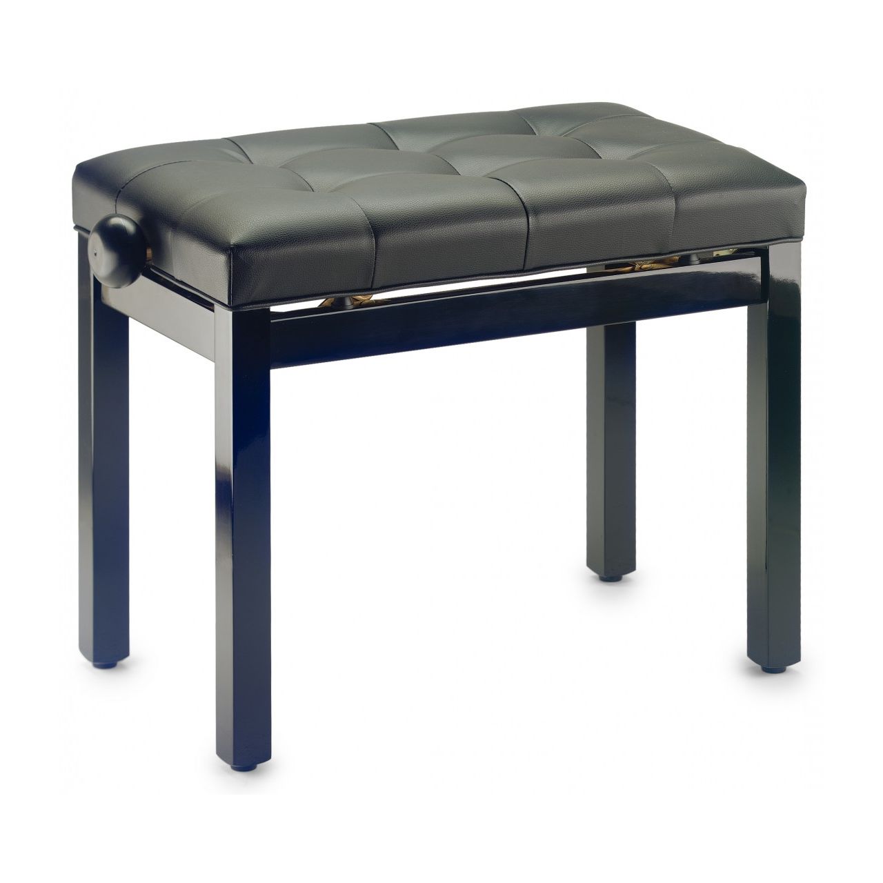 PB36 BKP SBK Klavierbank schwarz poliert / Sitz Vinyl schwarz
