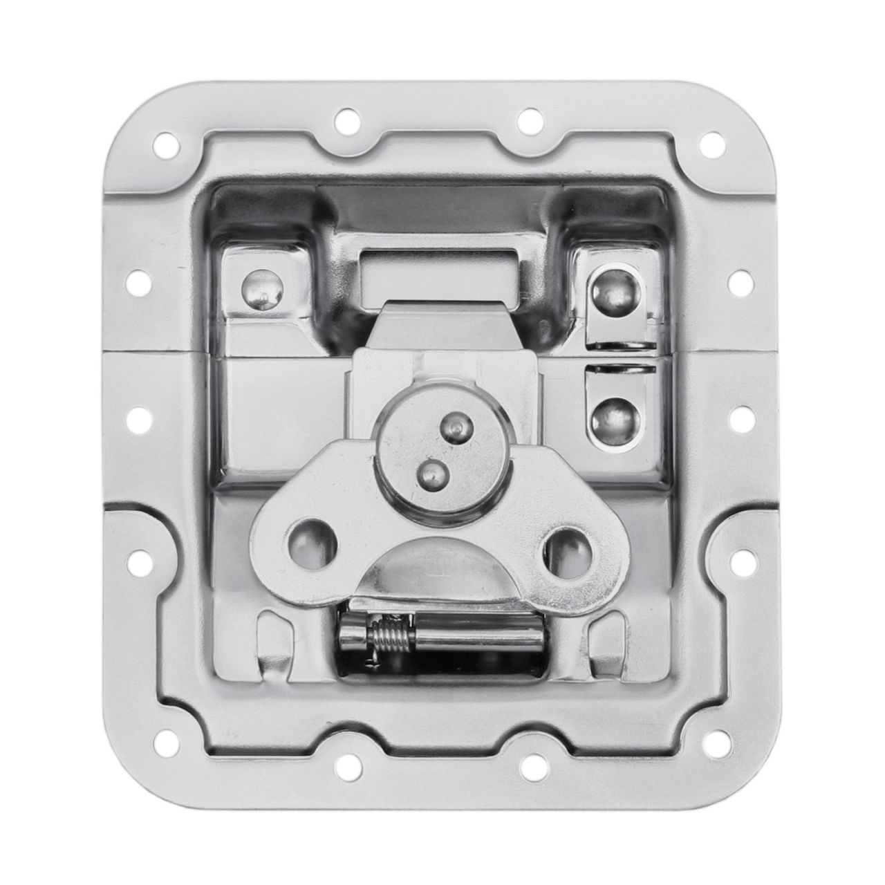 Adam Hall Hardware 172631P - Butterfly Verschluss kurz gekröpft 14 mm tief mit Öse