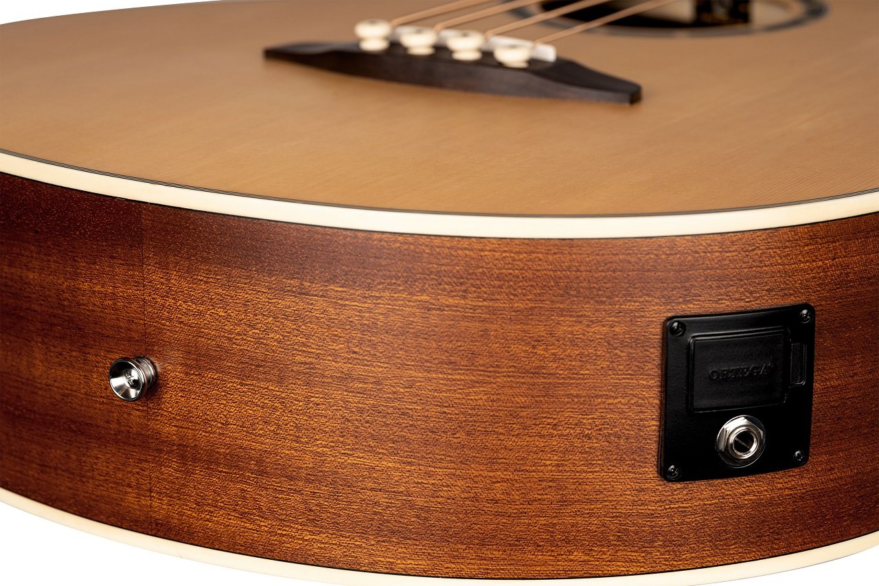 D7CE-4 Acoustic Bass 4-Str. Ortega Cutaway, Mahagoni/Fichte