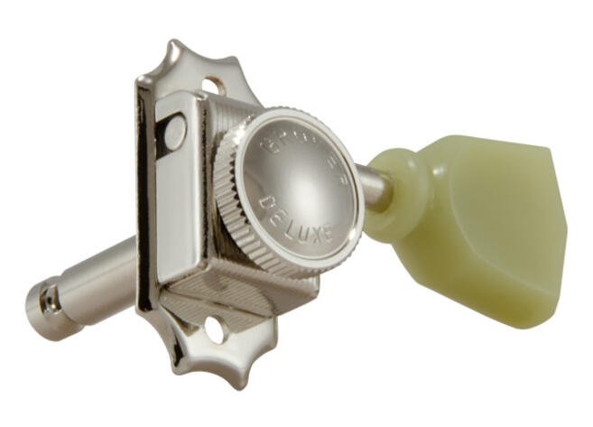 533NK Vintage Locking Rotomatics with Keystone Button - Guitar Machine Heads, 3 + 3 - Nickel