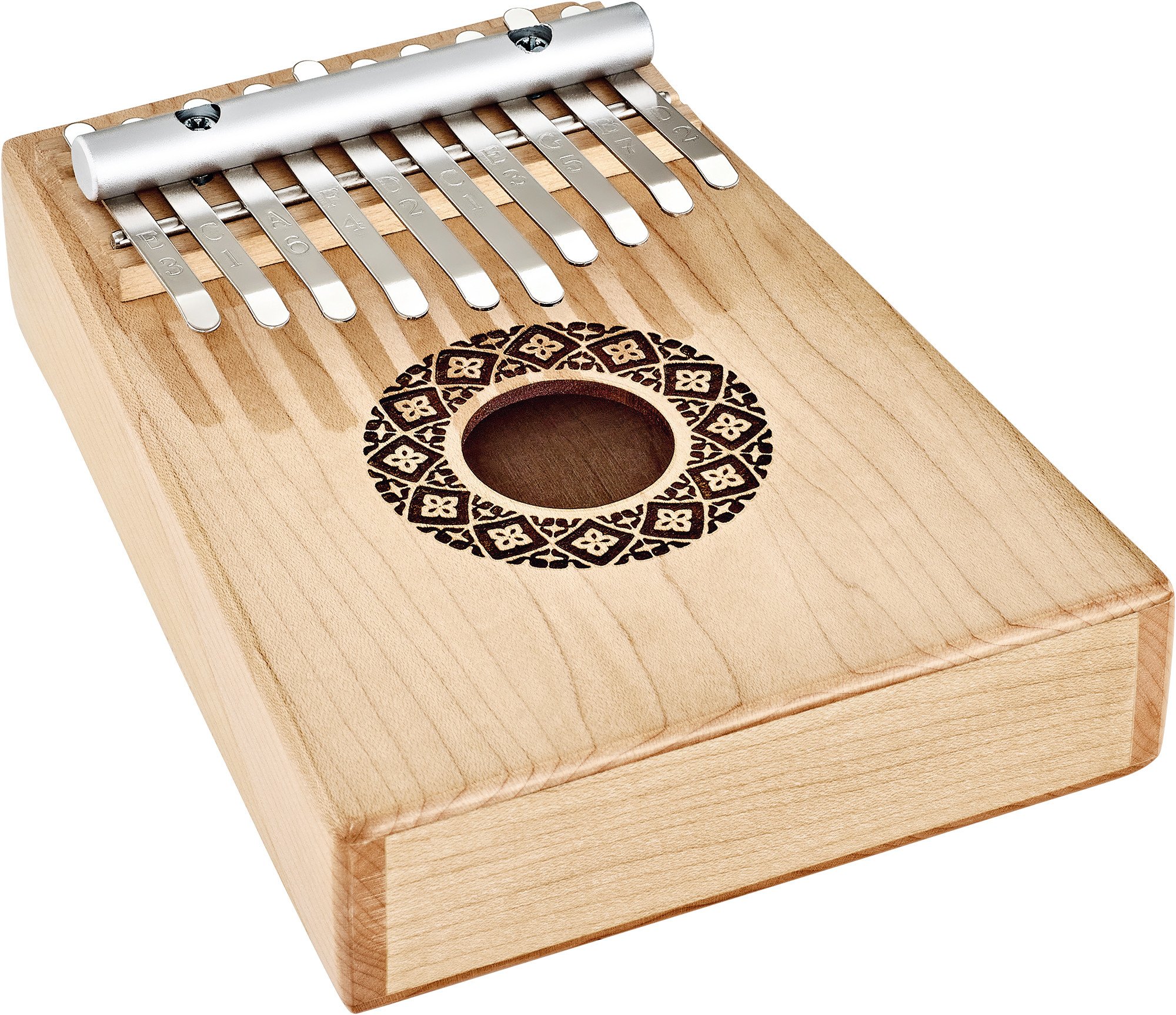 Soundhole Kalimba - 10 Töne / Ahorn