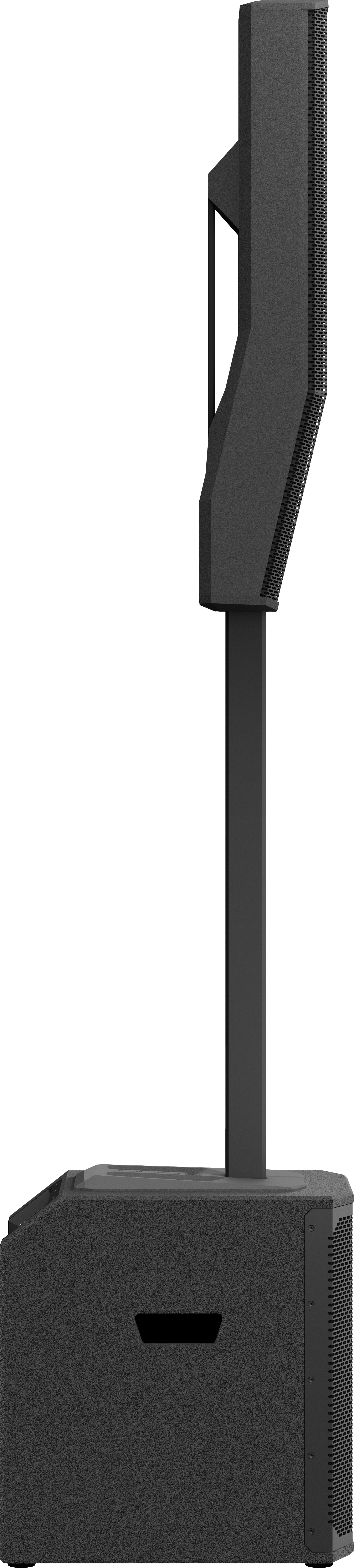 Säulenlautsprecher, Subwoofer, Lautsprechersystem, schwarz, Standrohr