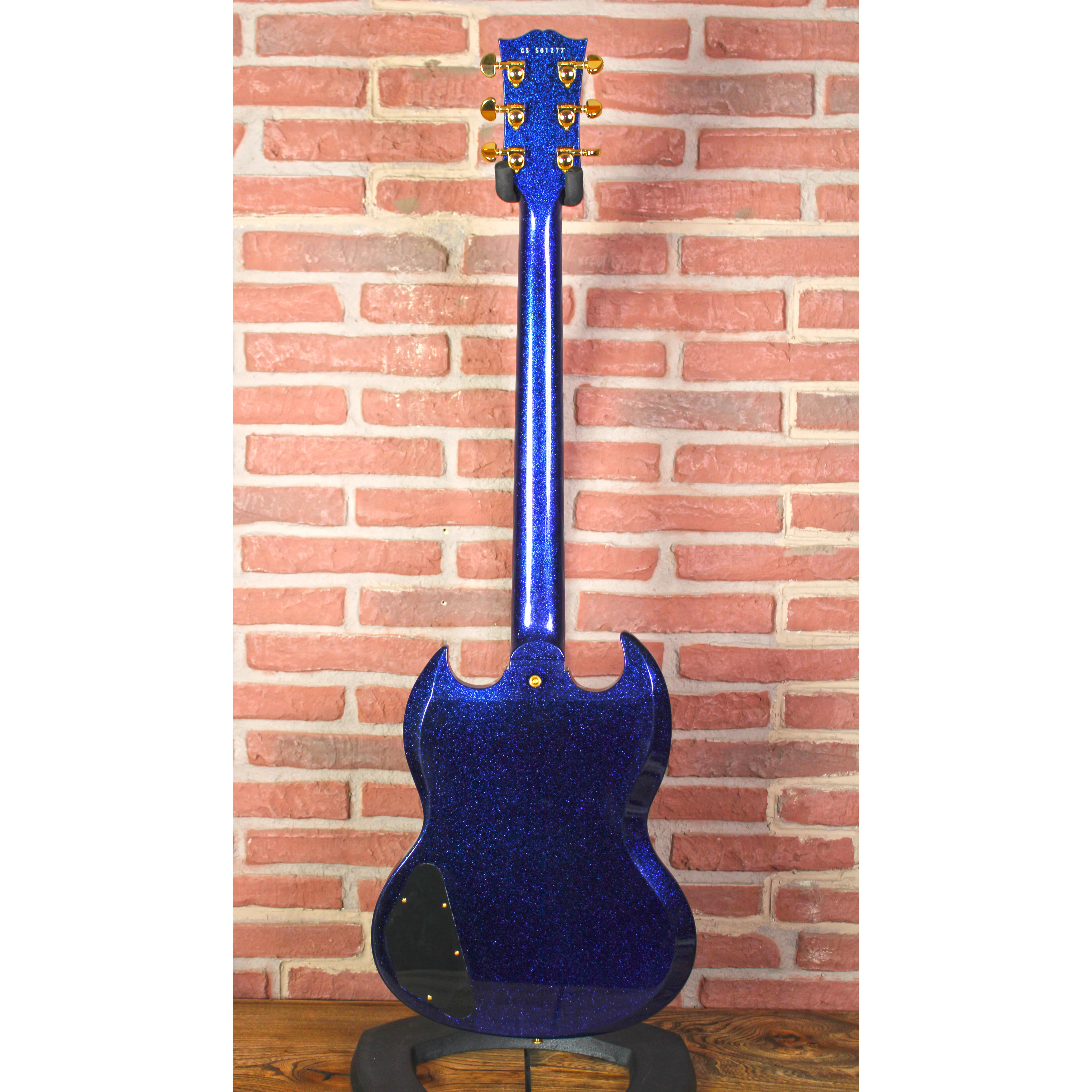 Gibson Custom M2M SG Custom Brunswick Blue Hinteransicht