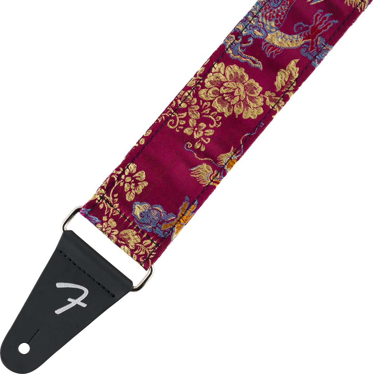 Satin Dragon Strap  Wine