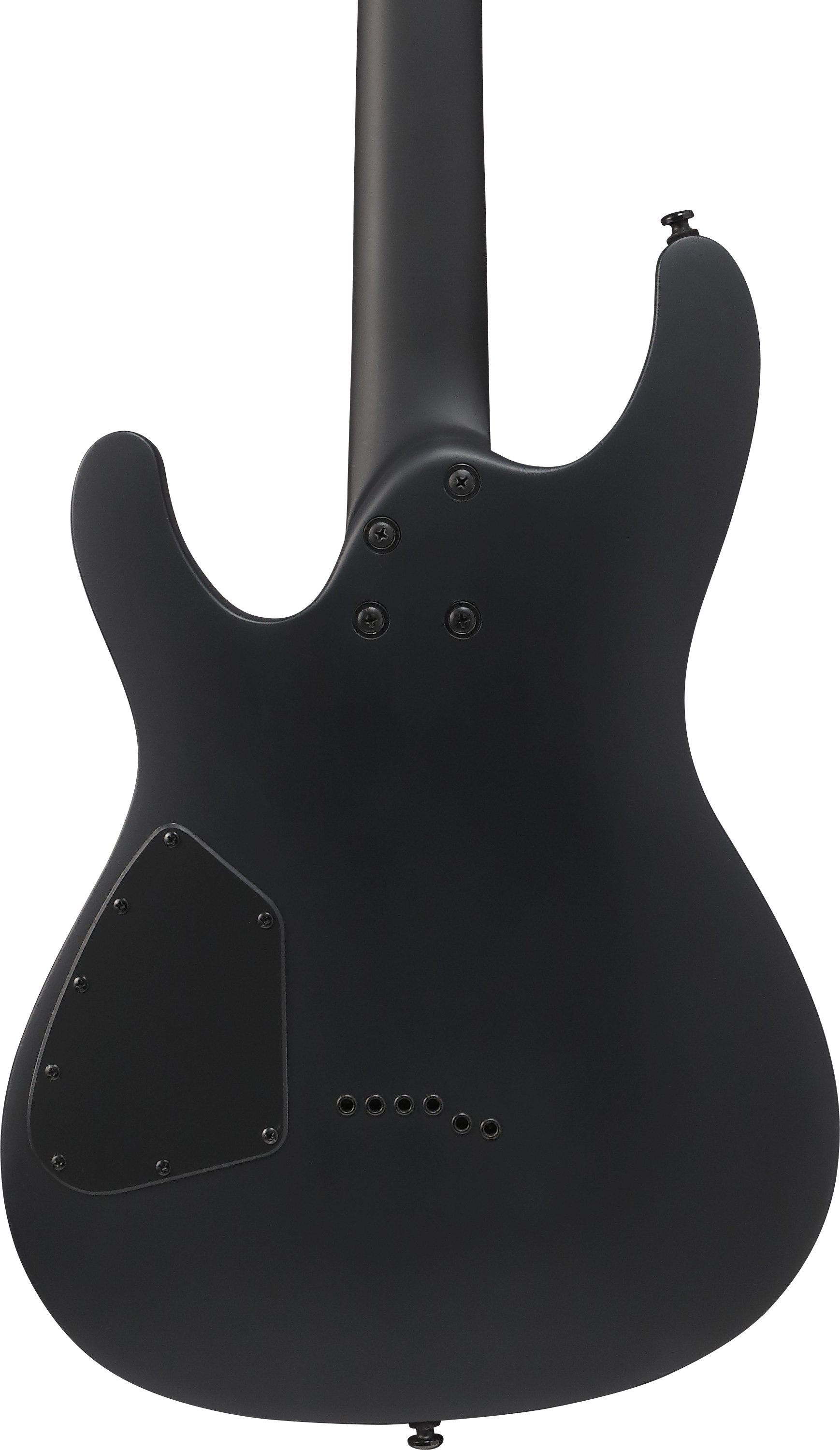 S721RB-BKF Iron Label Black Flat E-Gitarre