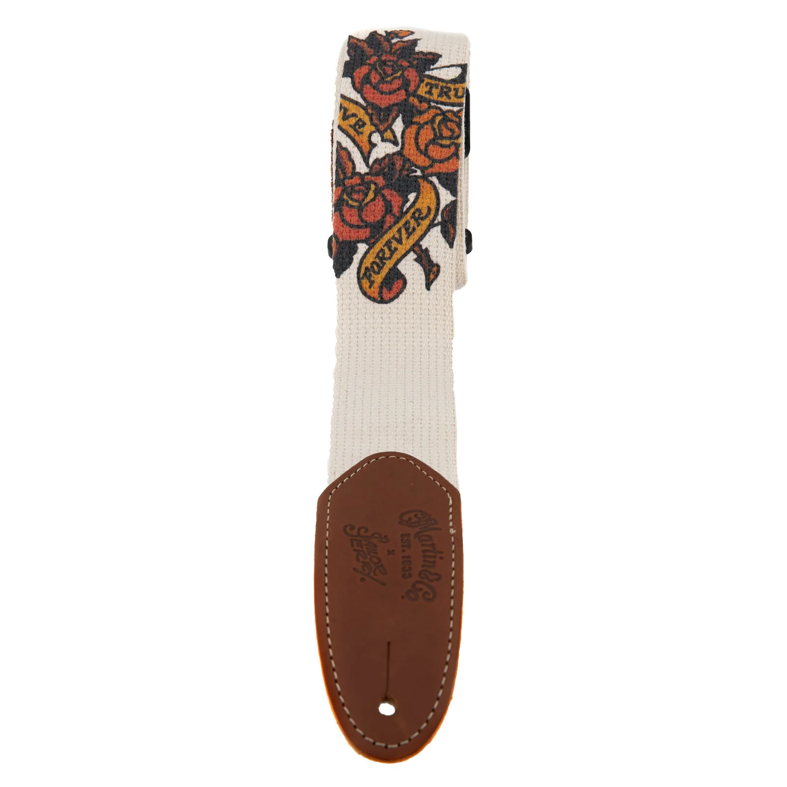 Strap, Cotton w/Leather Ends, Sailor Jerry