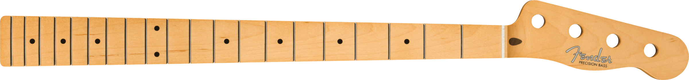 1951 Precision Bass Neck, U-Shaped Profile, 20 MJ Frets, 9.5", Maple 