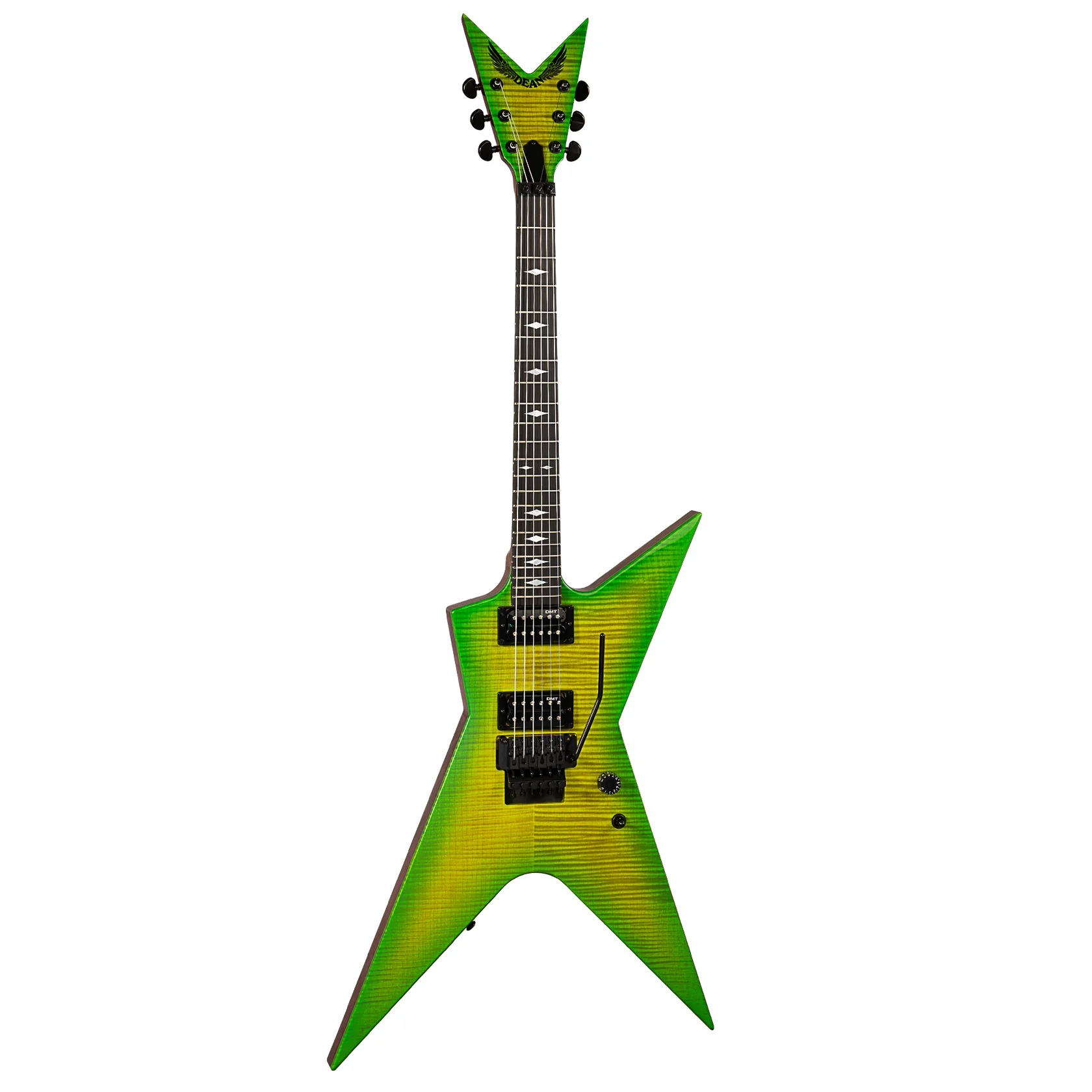 USA Flat Top Floyd Flame Top E-Gitarre