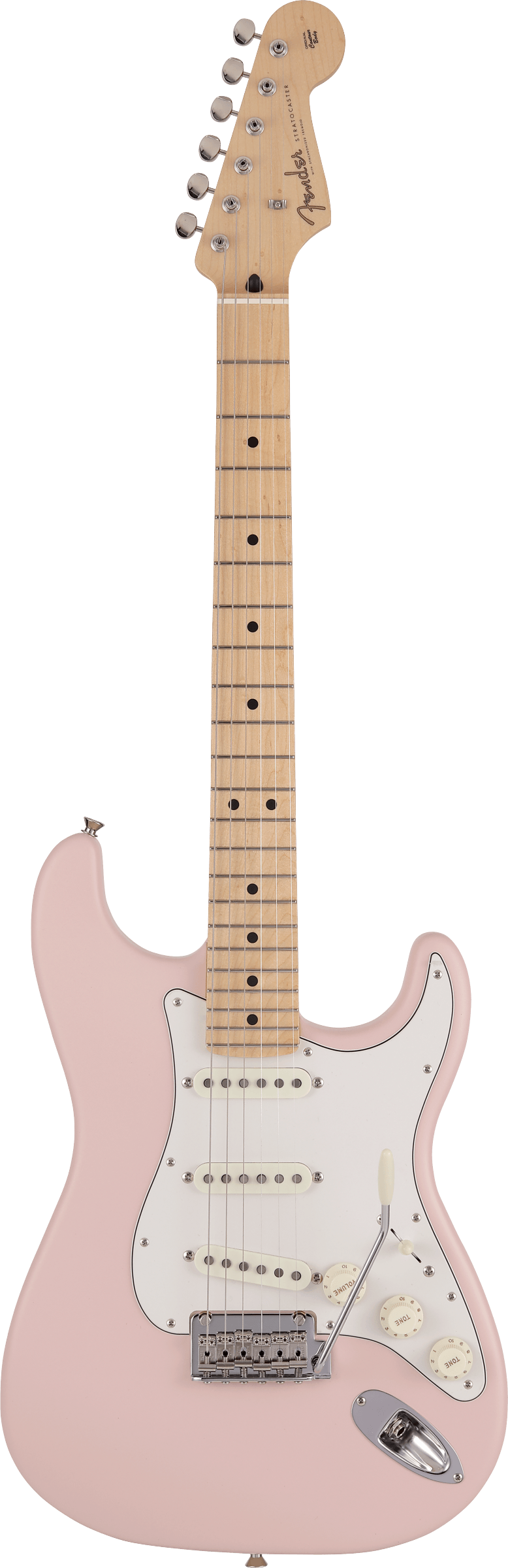 Made in Japan Junior Collection Stratocaster®, Maple Fingerboard, Satin Shell Pink