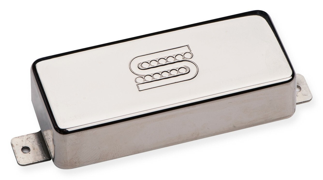 SM-2N - Custom Mini Humbucker, Neck, 4 Cond. Cable - Chrome Cover