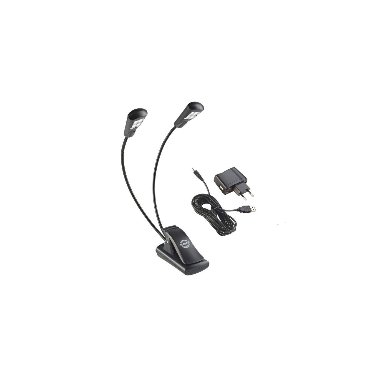 12245 Notenpultleuchte Double4 LED FlexLight schwarz