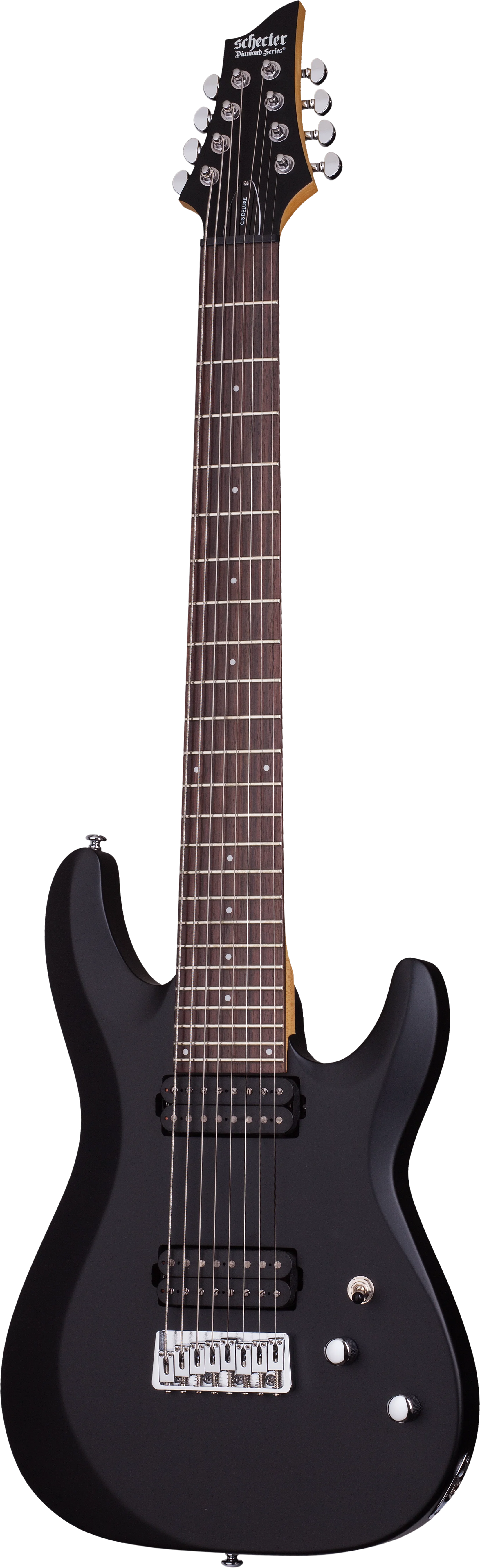 C-8 Deluxe Satin Black E-Gitarre