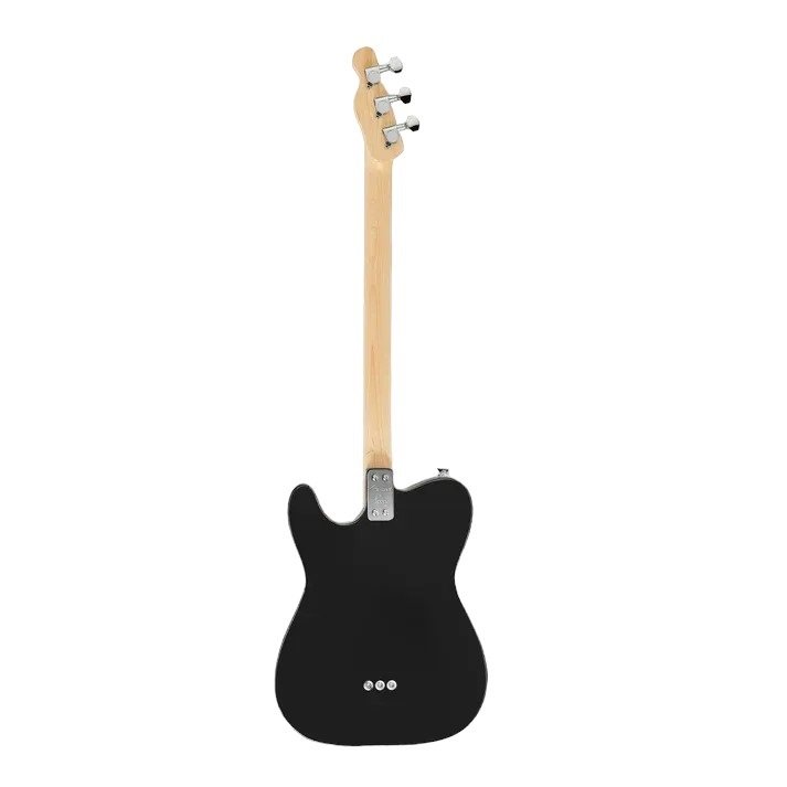 X Fender Telecaster schwarz 3-saitige Kindergitarre