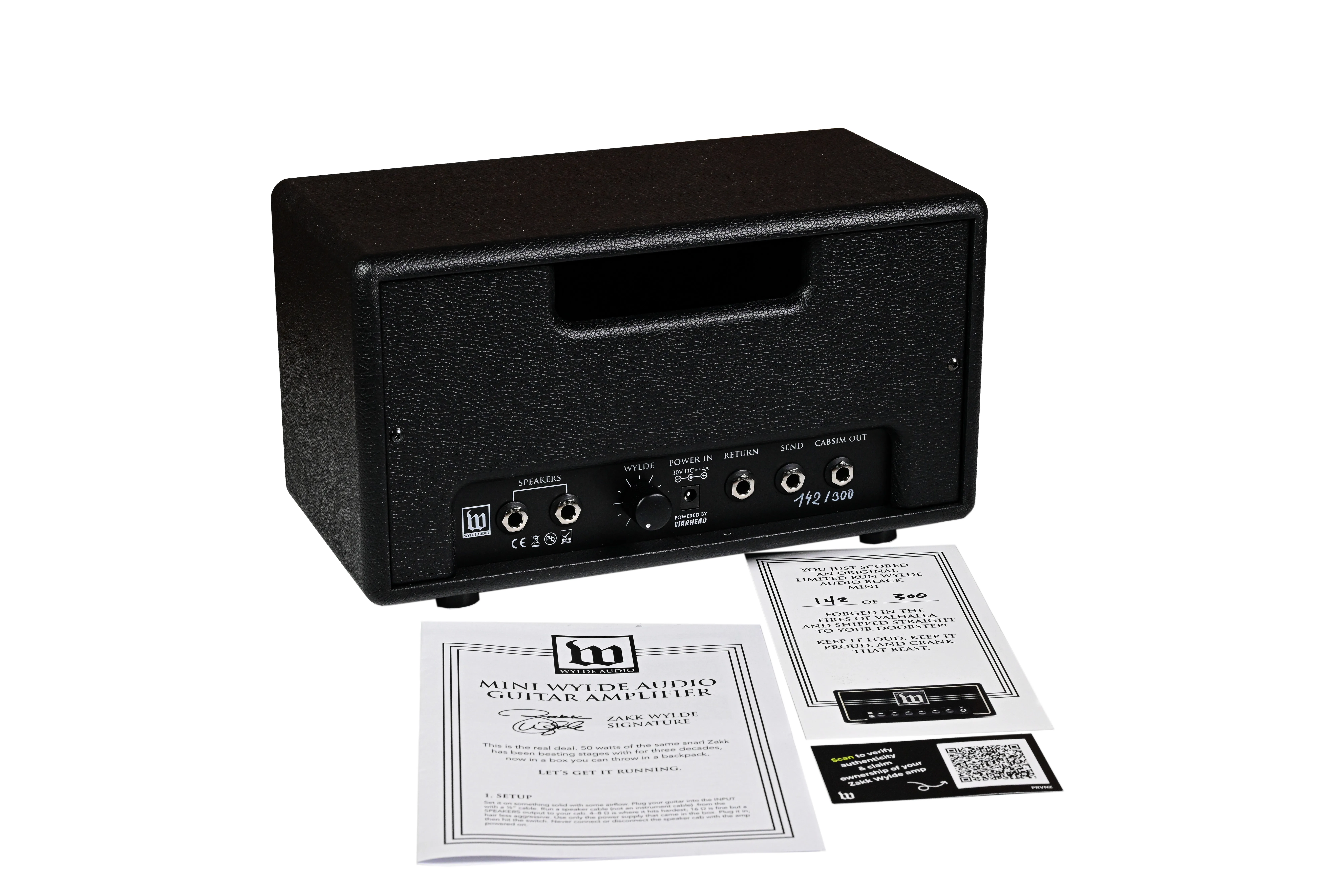 Zakk Wylde 50W Mini Guitar Amplifier - Signed by Zakk