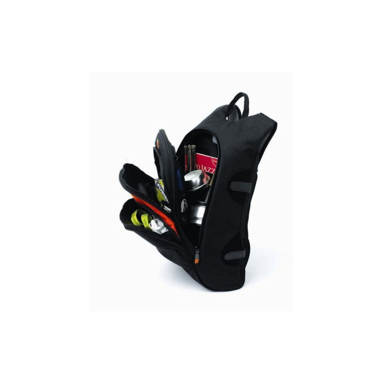 F1 Rucksack Backpack / schwarz-orange