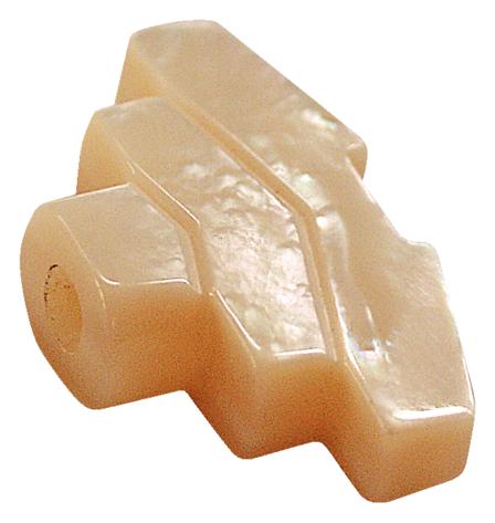 1090MOP - Button for Grover 109 Super Rotomatics Machine Heads, 3-Step Shape - Genuine Mother of Pea