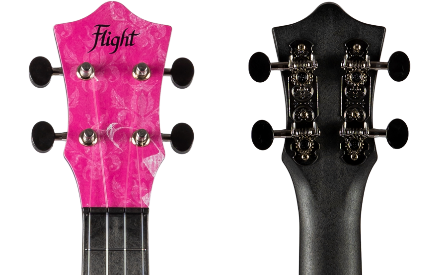 UTS-40 Pink Rules Ultra Travel Ukulele
