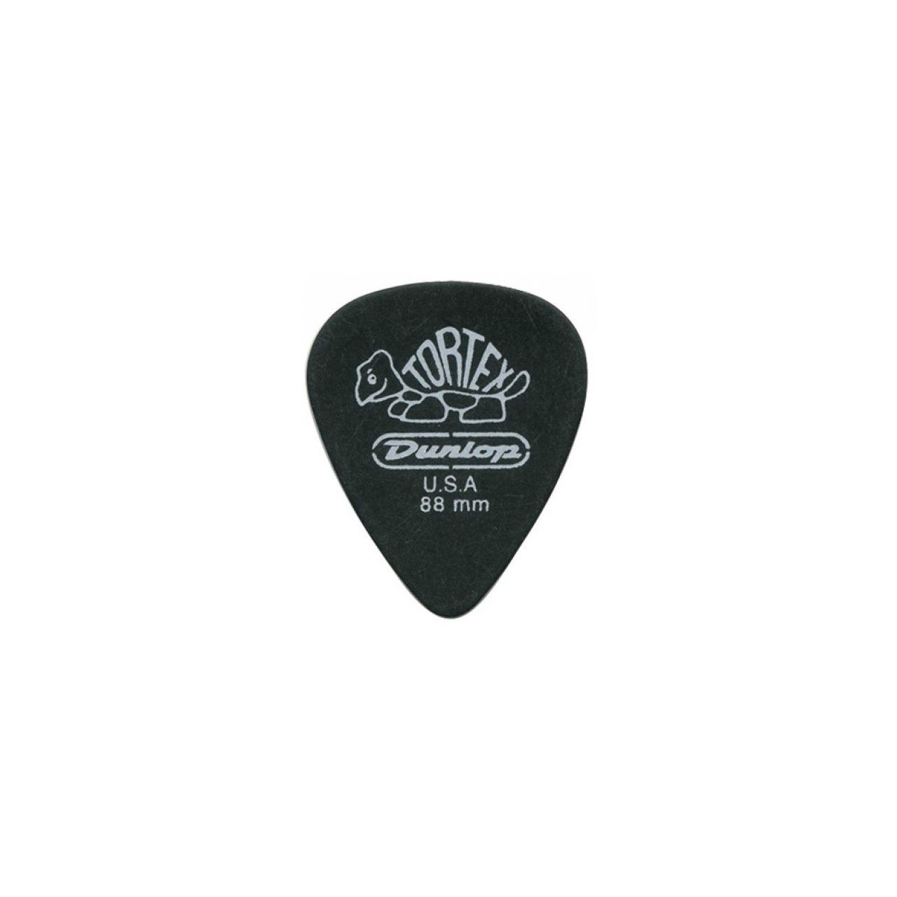 Tortex Pitch Black Standardp 12 Stück schwarz 0,88