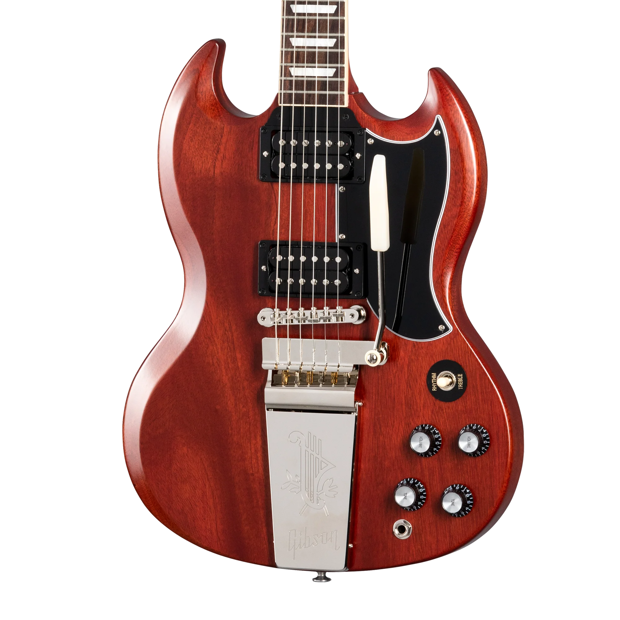 SG Standard 61 Maestro Vibrola Faded Vintage Cherry
