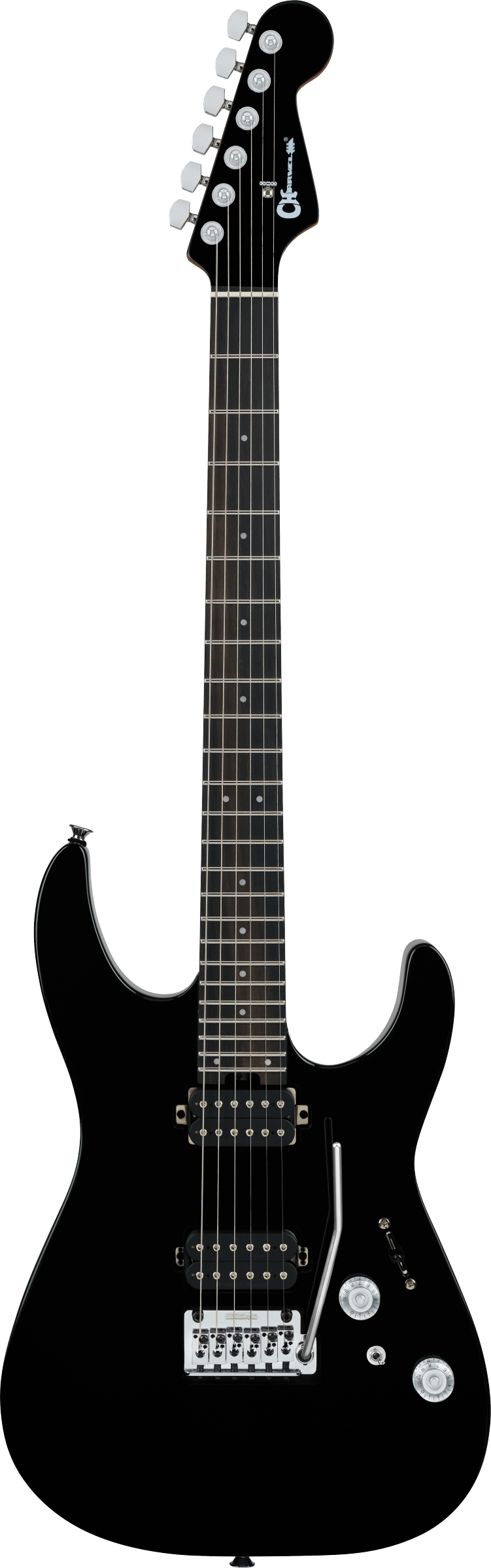 Pro-Mod Plus DK24 HH 2PT EB, Ebony Fingerboard - Raven Black